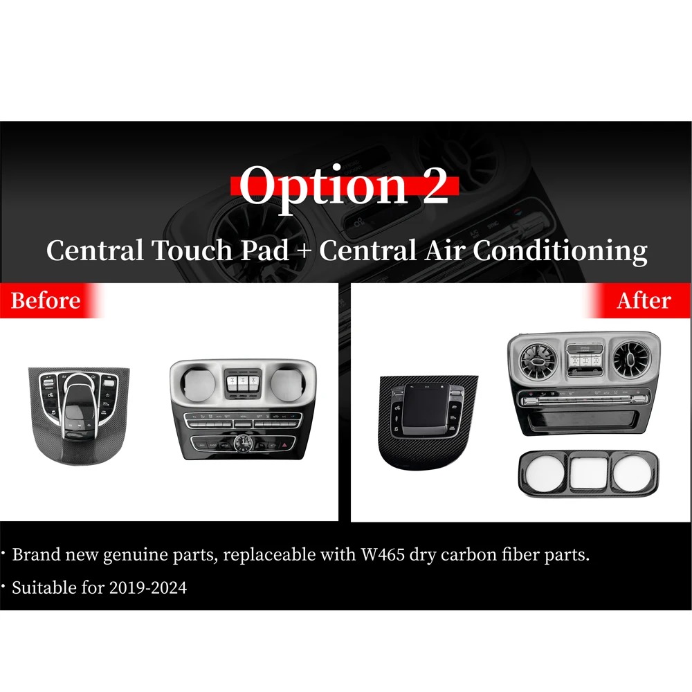 W464 Upgrade to W465 Interior Body Kit Solutions W465 Center Console Dashboard Central Touch Pad Interior Auto Parts Options